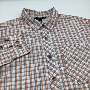 Alaskan Hardgear Duluth Trading Standard Fit Long Sleeve Button Up Shirt Size XL